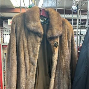 Ladies Demi Buff Mink Full Length Mink Coat